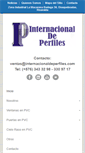 Mobile Screenshot of internacionaldeperfiles.com